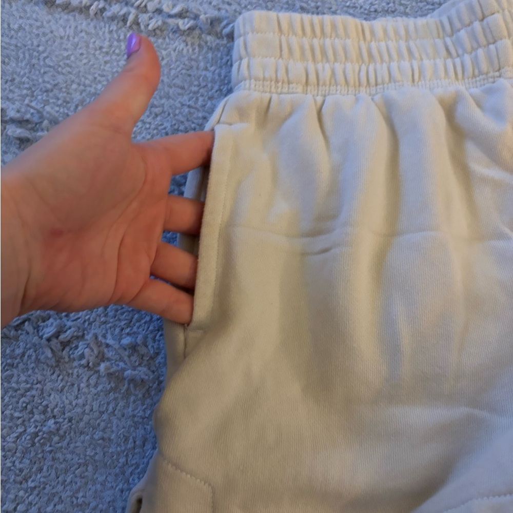 Aerie Sun's Out High Waisted Short Women's Light Tan lounge Shorts - Picture 5 of 10